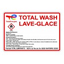 Autocollant Total wash Lave-glace